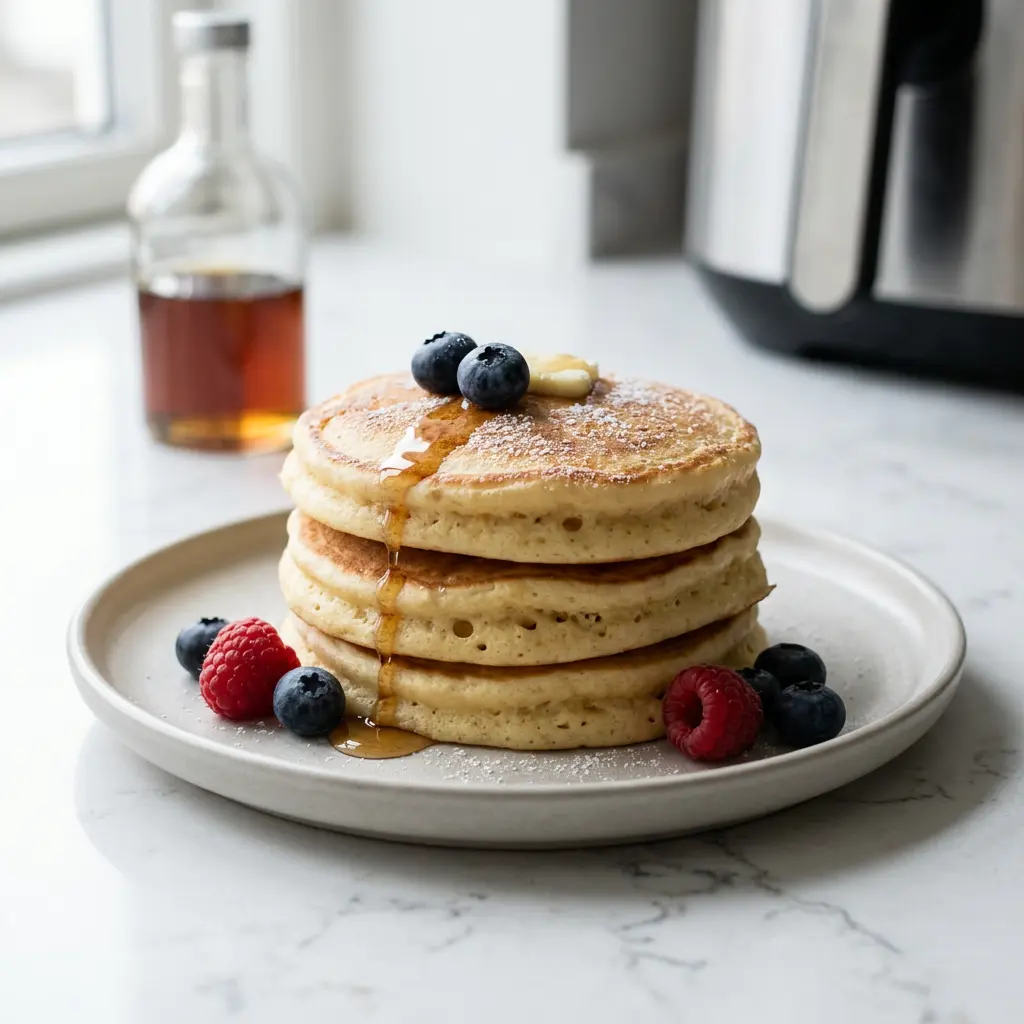 Photo of Air Fryer American Pancakes cooked in the air fryer