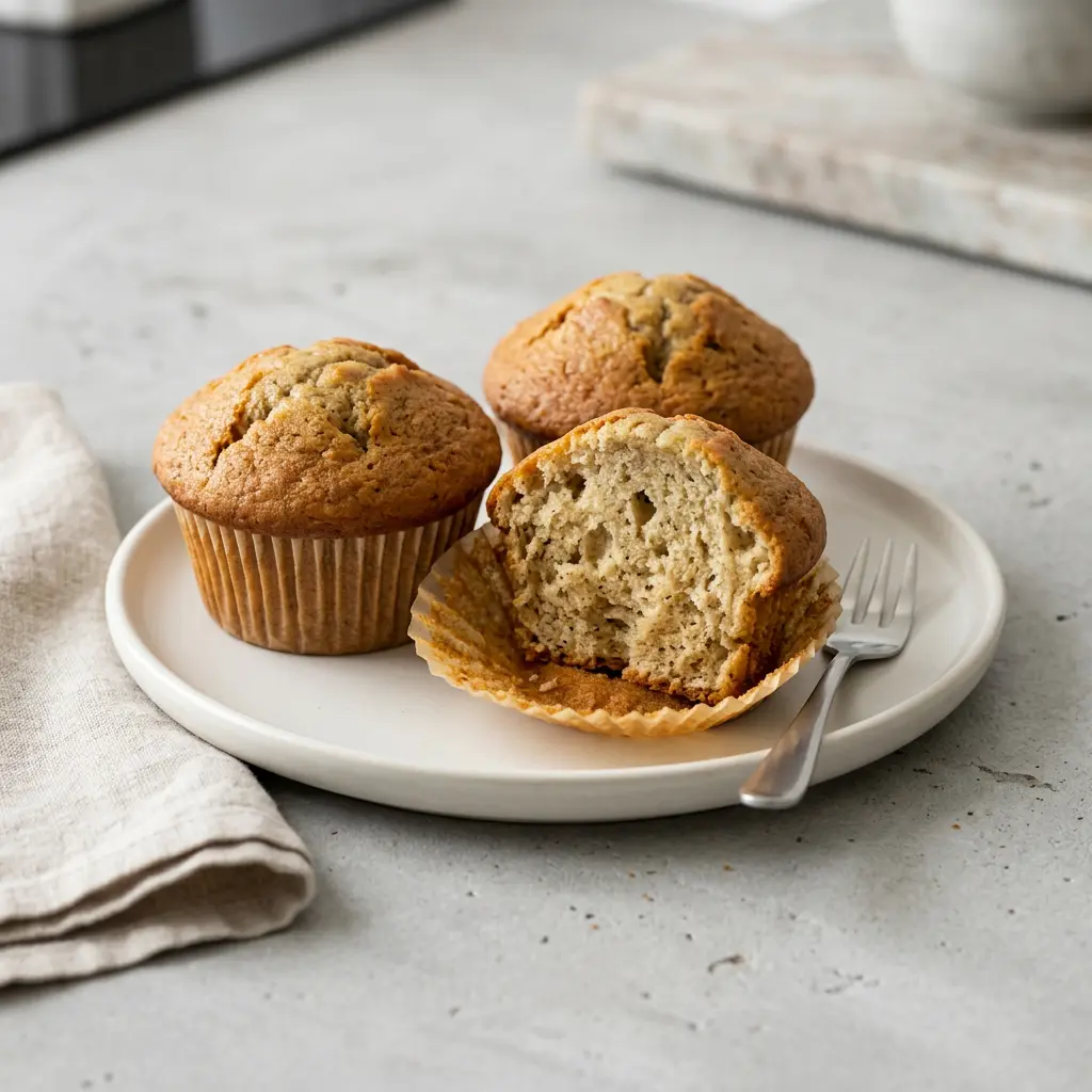 Photo of Air Fryer Banana Muffins cooked in the air fryer