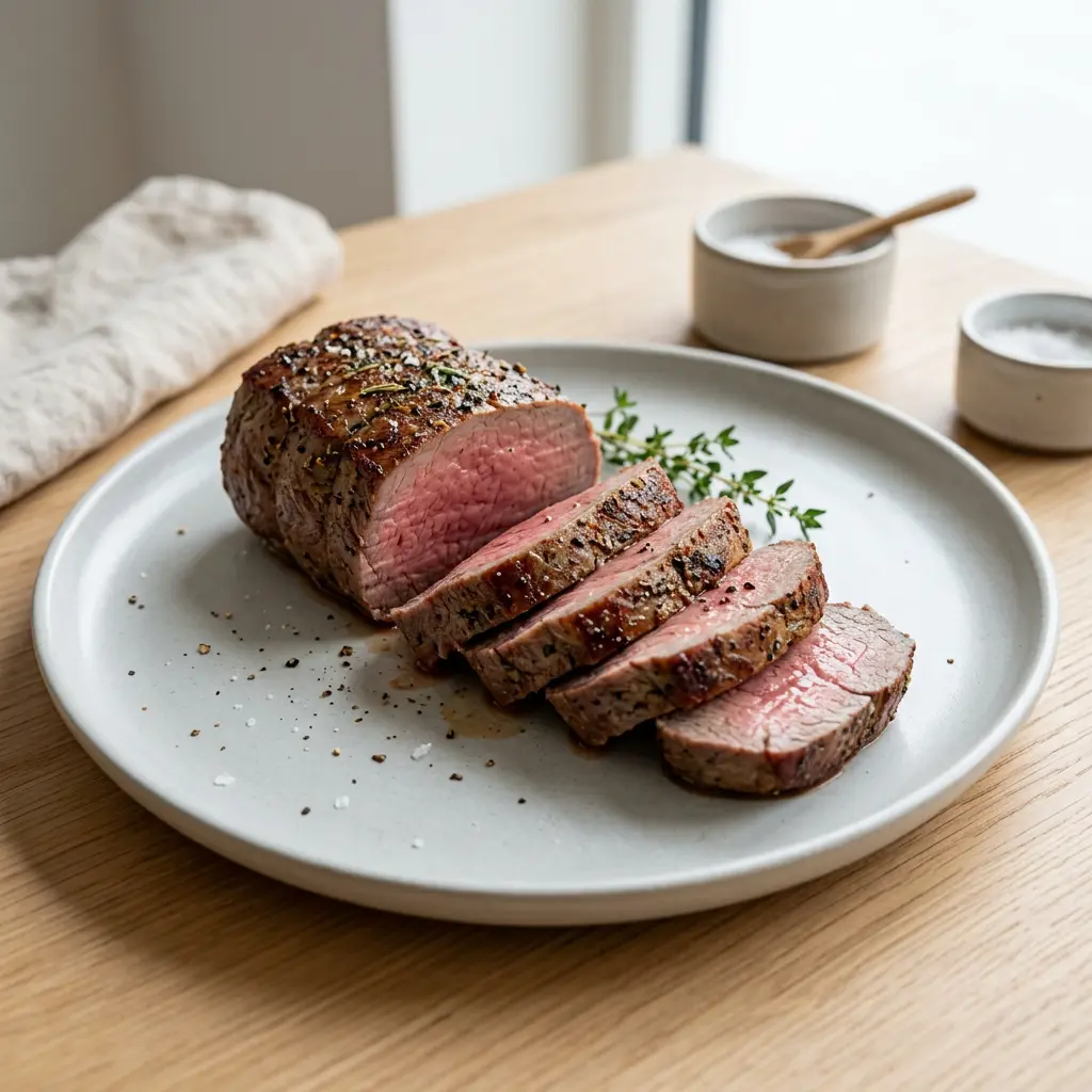 Photo of Air Fryer Beef Tenderloin cooked in the air fryer
