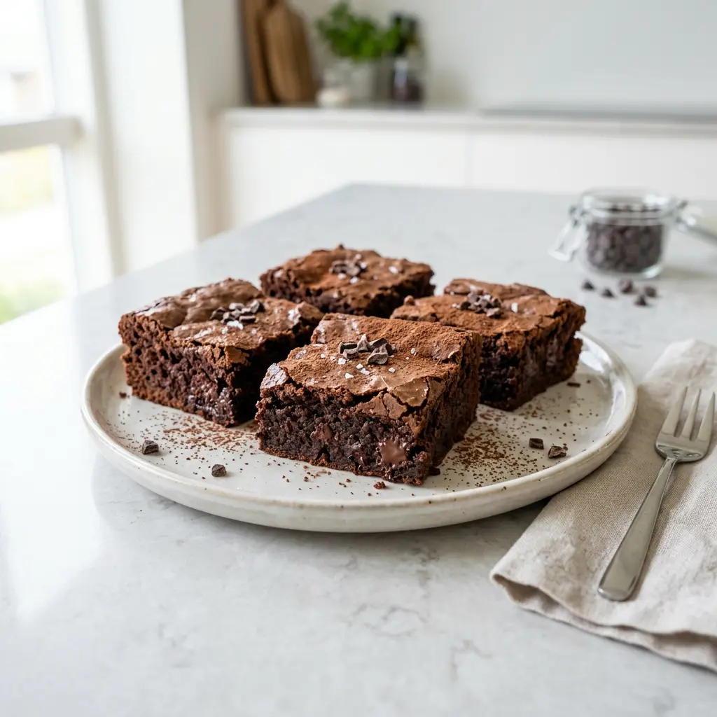 Photo of Air Fryer Brownies cooked in the air fryer