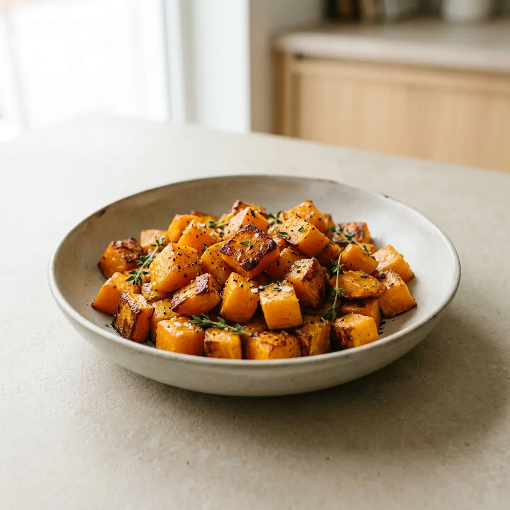 Photo of Air Fryer Butternut Squash cooked in the air fryer