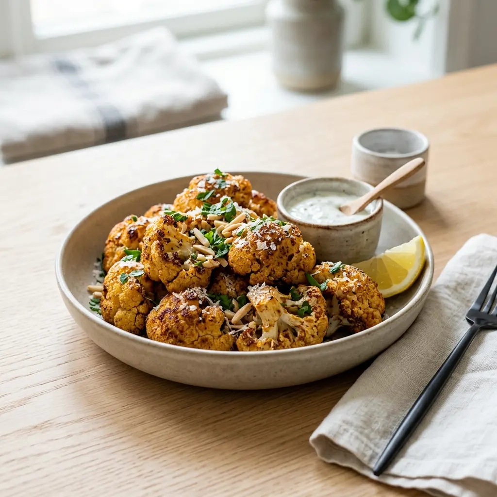 Photo of Air Fryer Cauliflower cooked in the air fryer