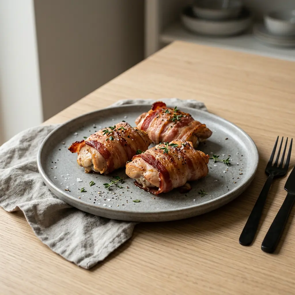 Photo of Air Fryer Chicken with Bacon cooked in the air fryer