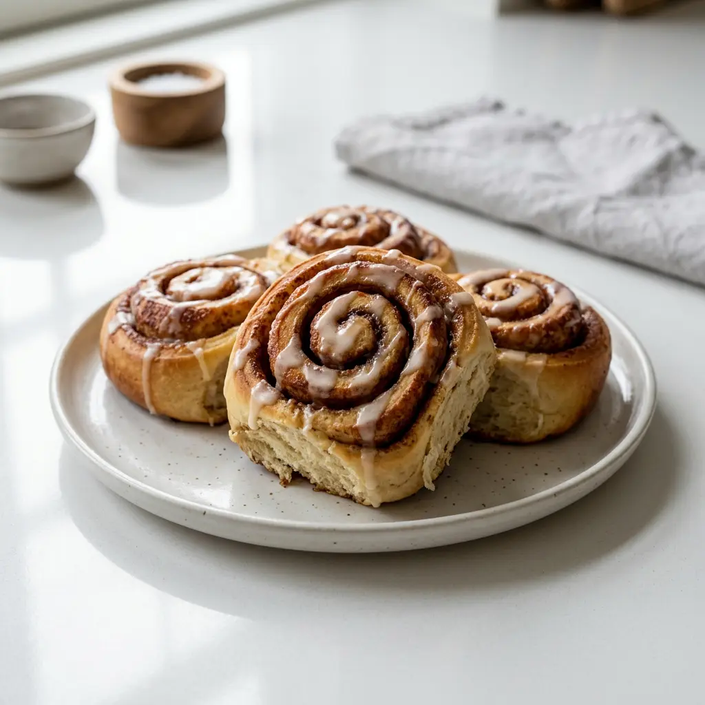 Photo of Air Fryer Cinnamon Rolls cooked in the air fryer
