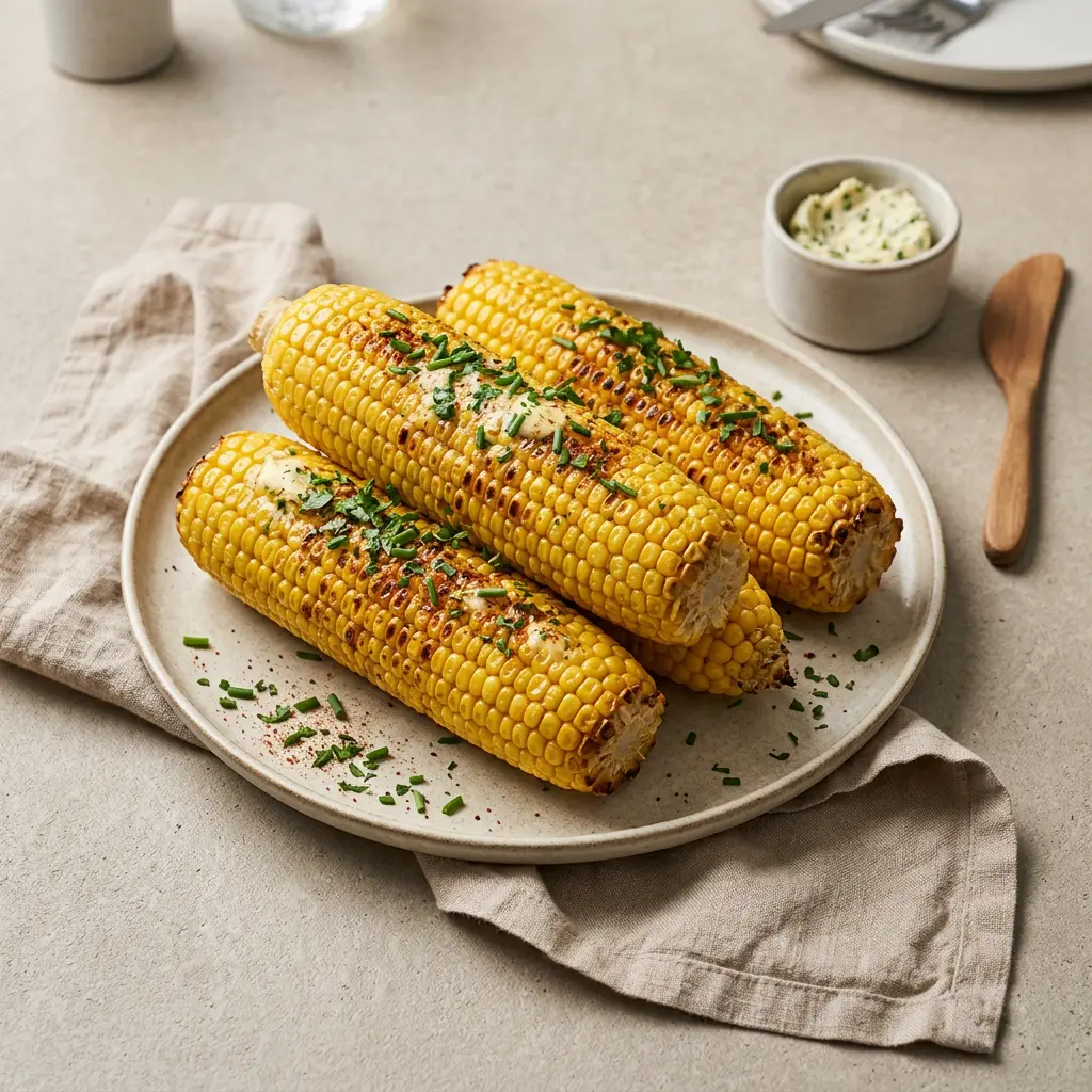 Photo of Air Fryer Corn on the Cob cooked in the air fryer