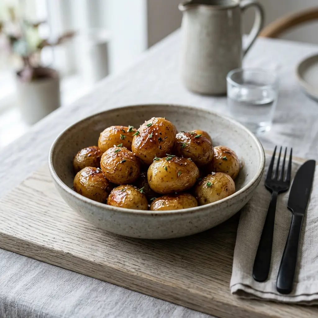 Photo of Air Fryer Danish Caramelised Potatoes cooked in the air fryer