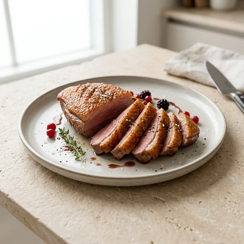 Photo of Air Fryer Duck Breast cooked in the air fryer