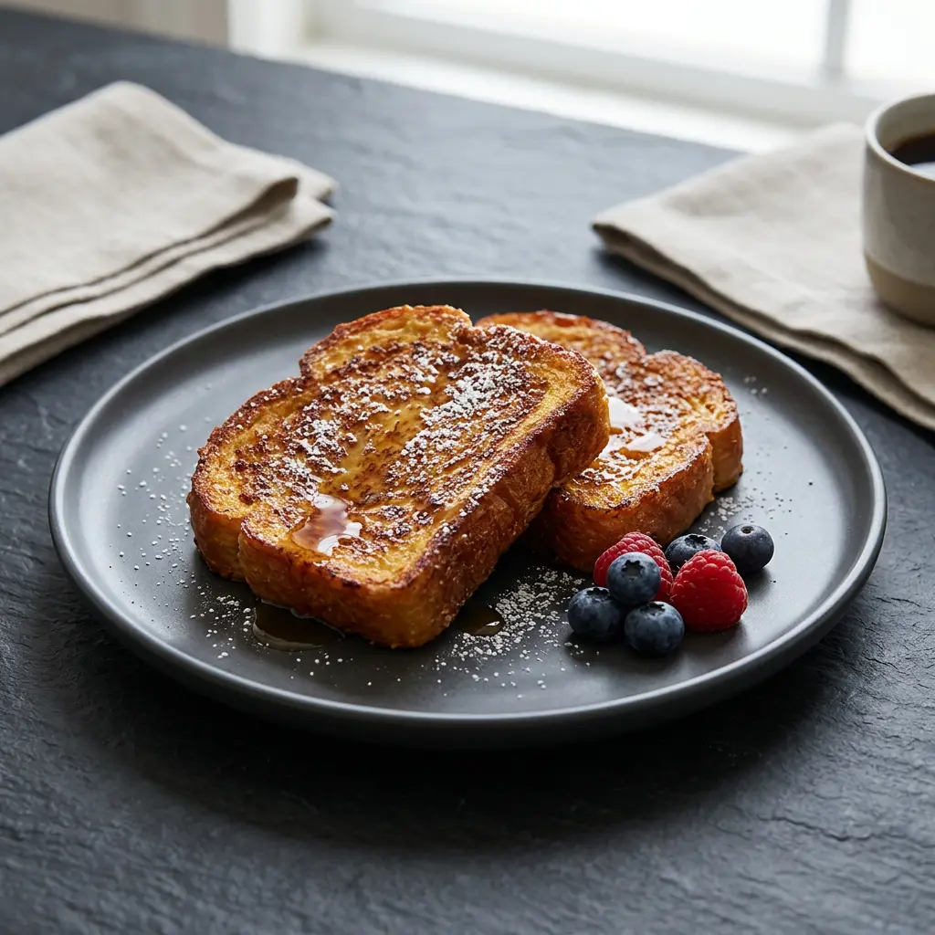 Photo of Air Fryer French Toast cooked in the air fryer