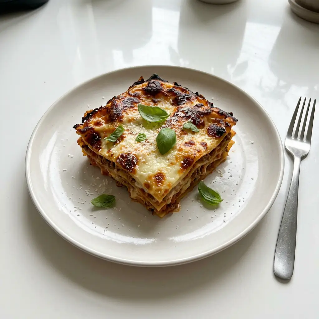 Photo of Air Fryer Frozen Lasagne cooked in the air fryer