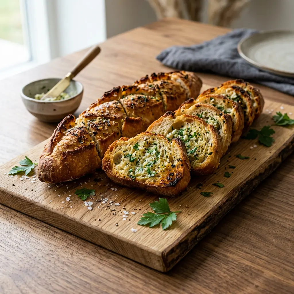 Photo of Air Fryer Garlic Bread cooked in the air fryer
