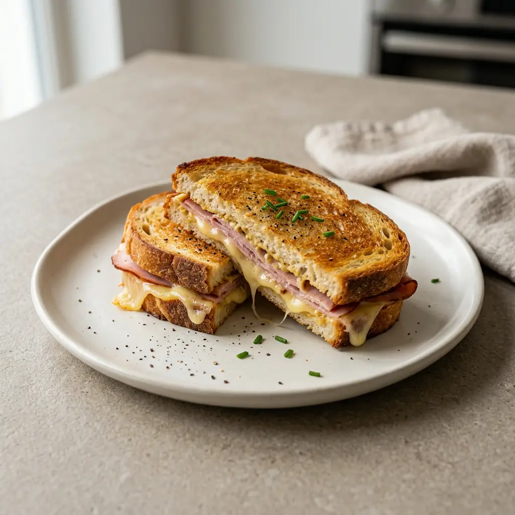 Photo of Air Fryer Ham and Cheese Toasties cooked in the air fryer
