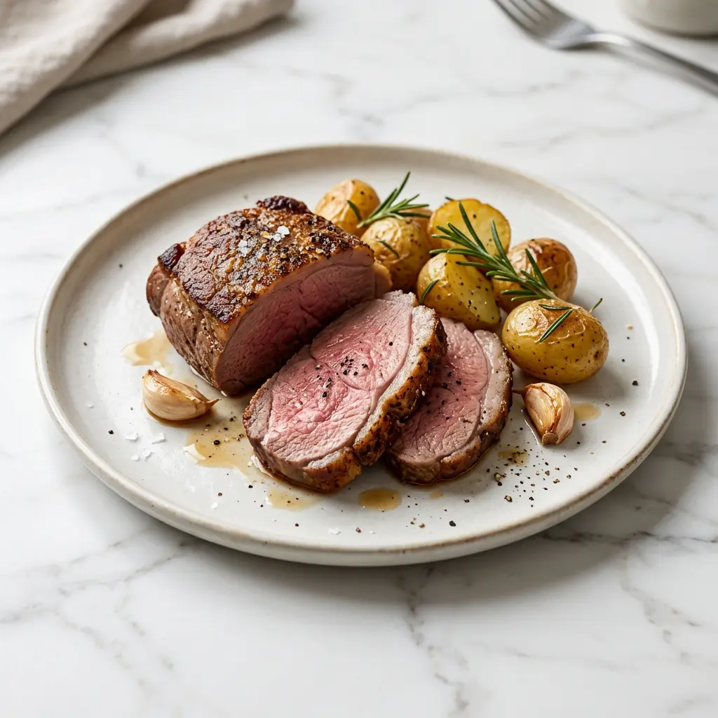 Photo of Air Fryer Lamb Rump Roast cooked in the air fryer