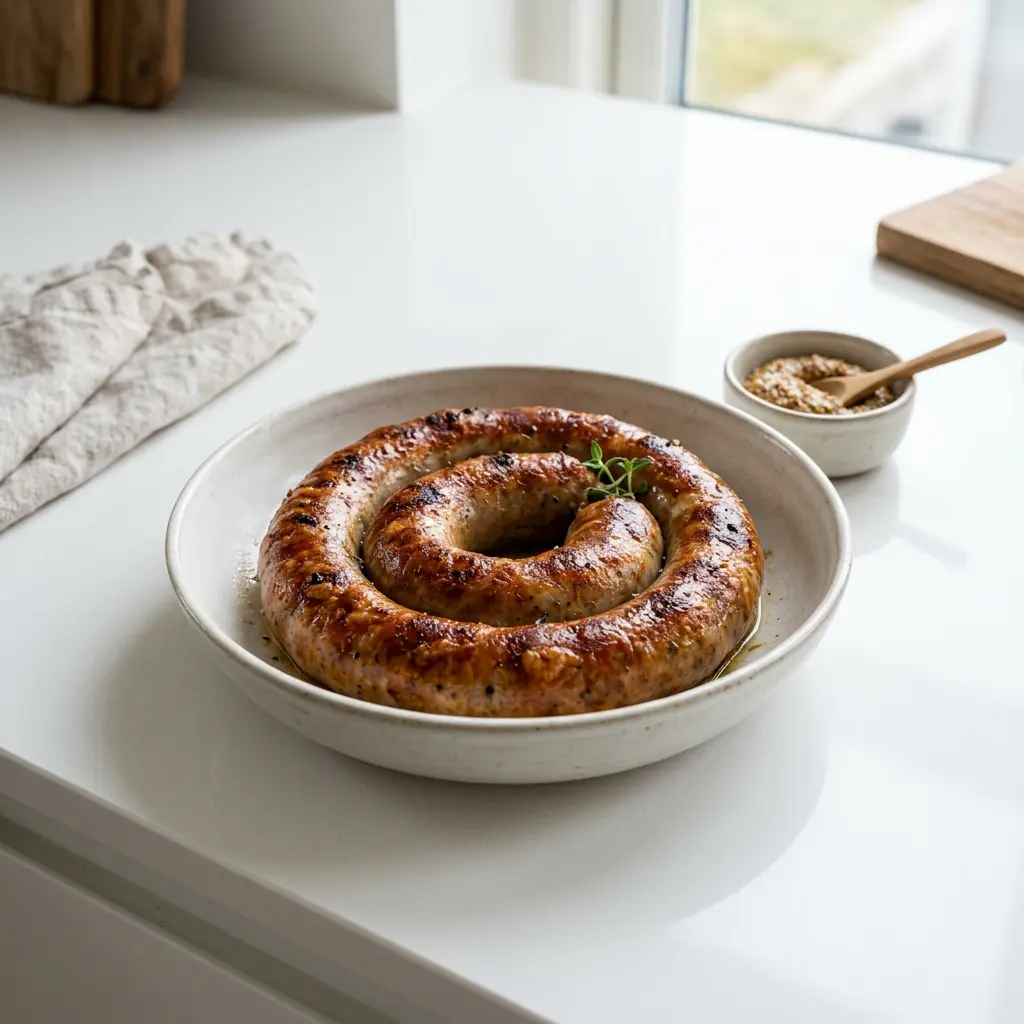 Photo of Air Fryer Medister Sausage cooked in the air fryer