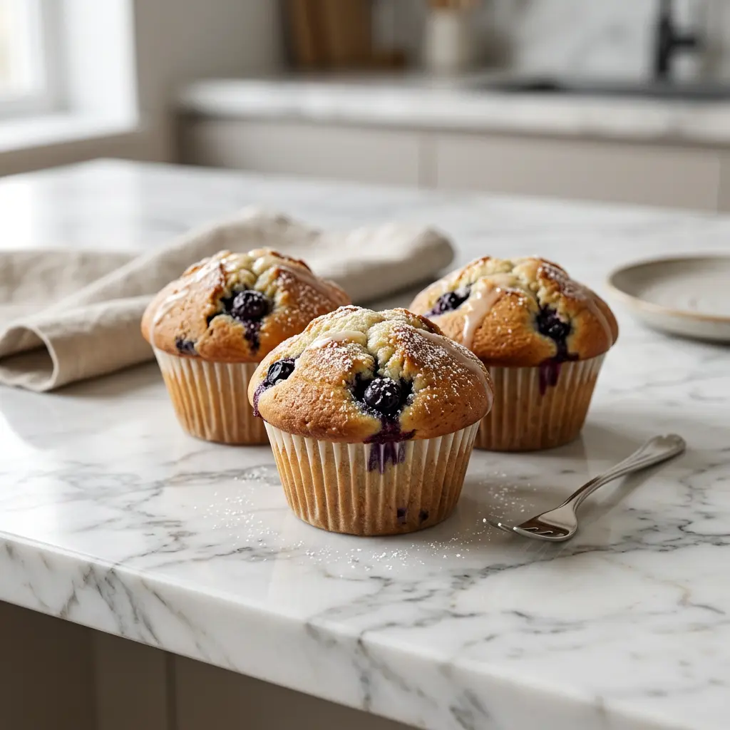 Photo of Air Fryer Muffins cooked in the air fryer