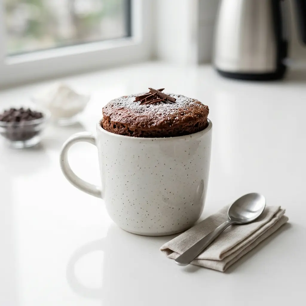 Photo of Air Fryer Mug Cake cooked in the air fryer