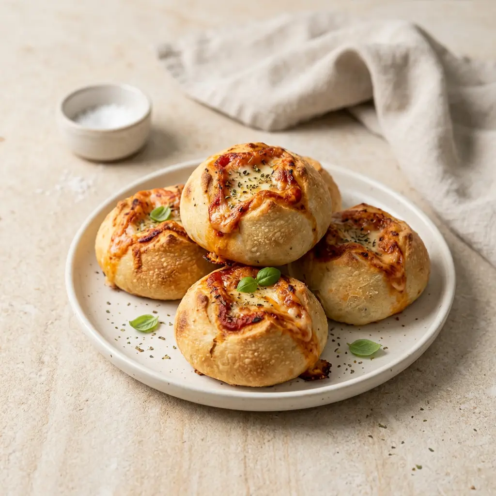 Photo of Air Fryer Pizza Buns cooked in the air fryer