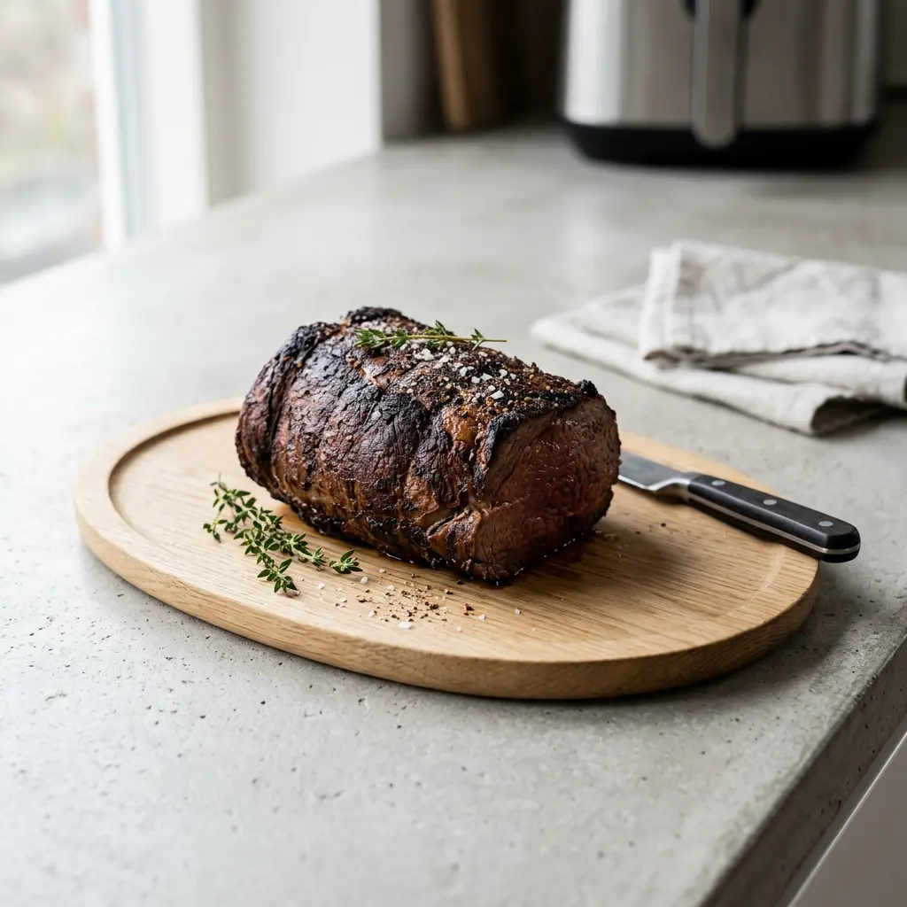Photo of Air Fryer Roast Beef cooked in the air fryer