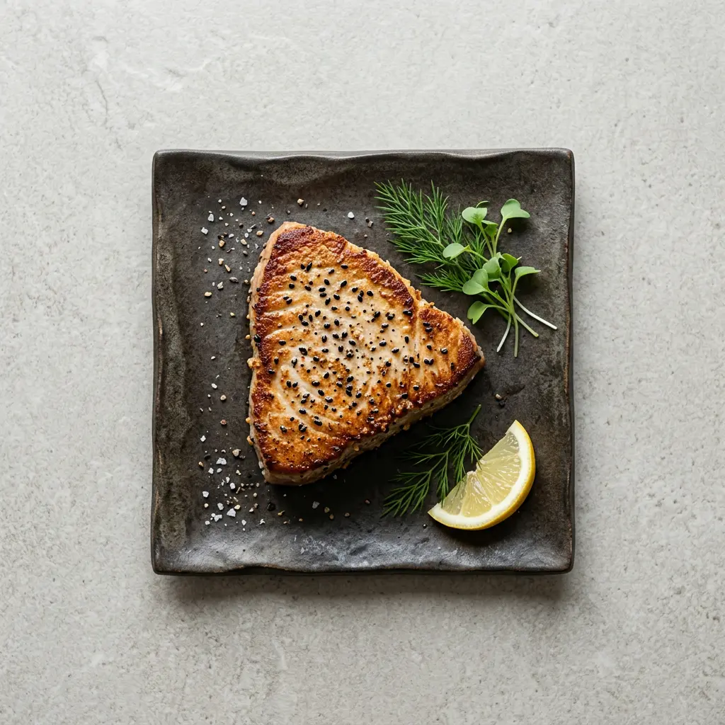 Photo of Air Fryer Tuna Steak cooked in the air fryer