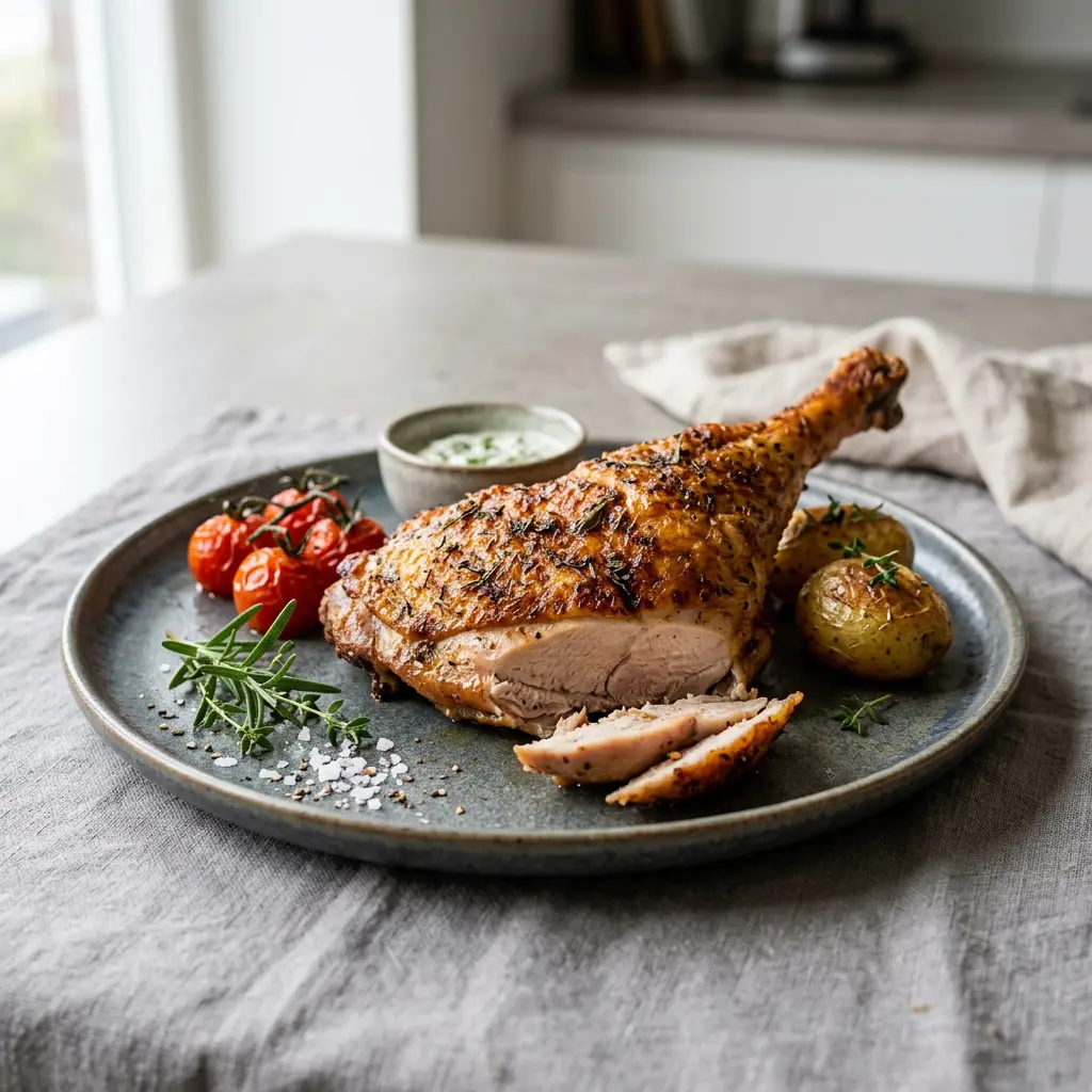 Photo of Air Fryer Turkey Leg cooked in the air fryer
