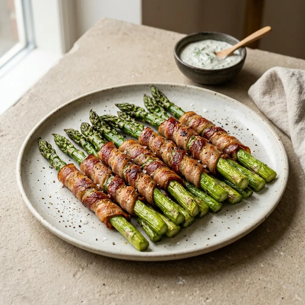 Photo of the finished dish for the recipe Bacon-Wrapped Asparagus