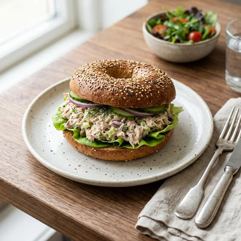 Photo of the salad recipe Bagel with Tuna Salad