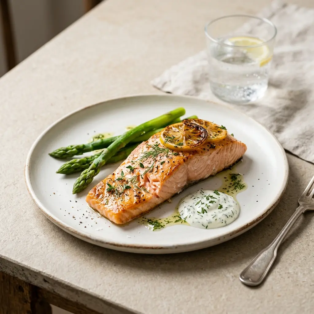Photo of the finished dish for the recipe Baked Salmon