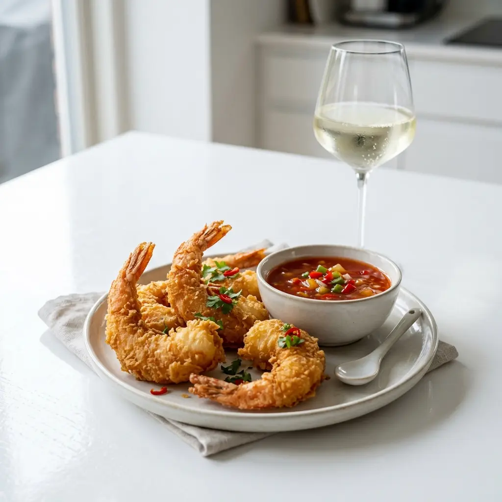 Photo of the sauce or side recipe Battered Prawns with Sweet and Sour Sauce