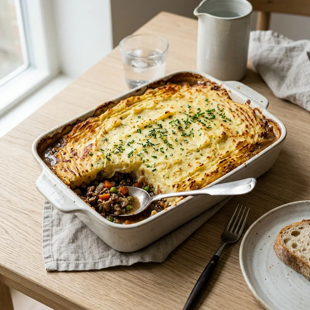 Photo of the finished dish for the recipe Beef Bake with Mashed Potatoes