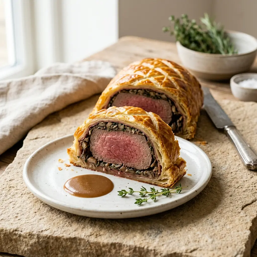 Photo of the bread or dough recipe Beef Fillet in Puff Pastry