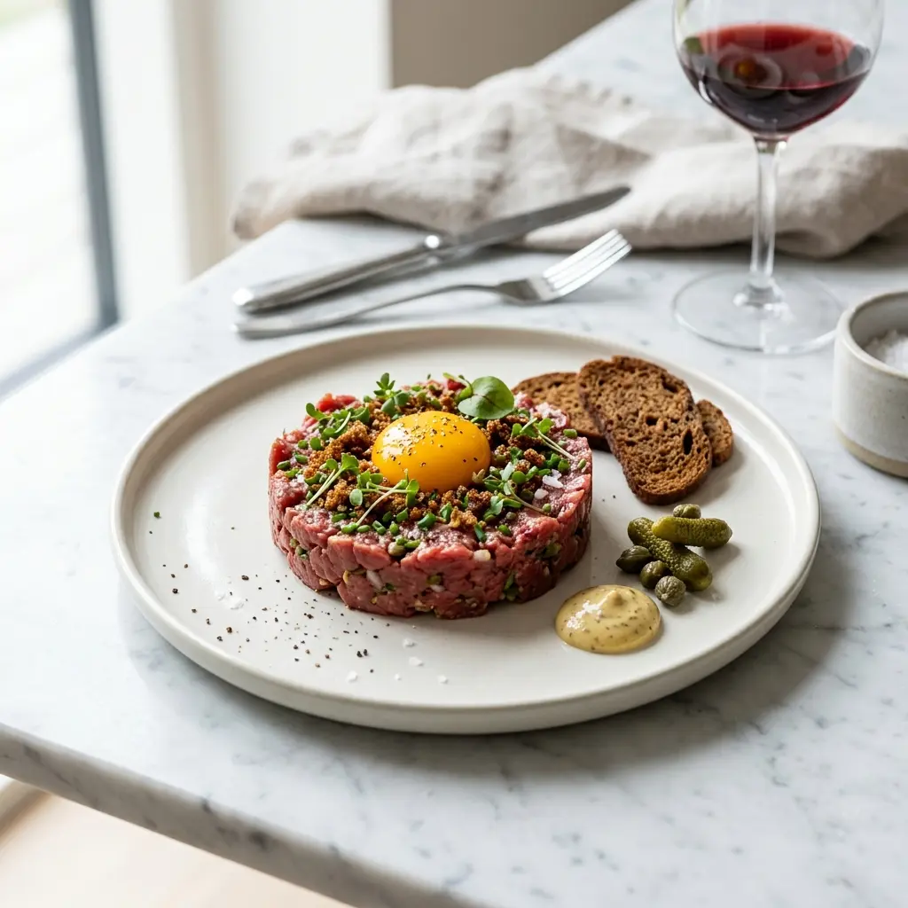 Photo of the finished dish for the recipe Beef Tartare