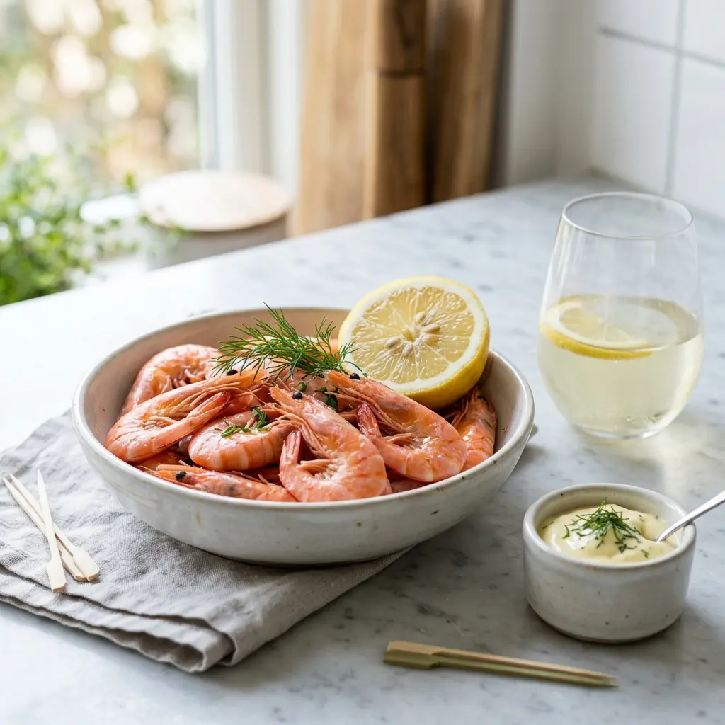 Photo of the finished dish for the recipe Boiled Prawns