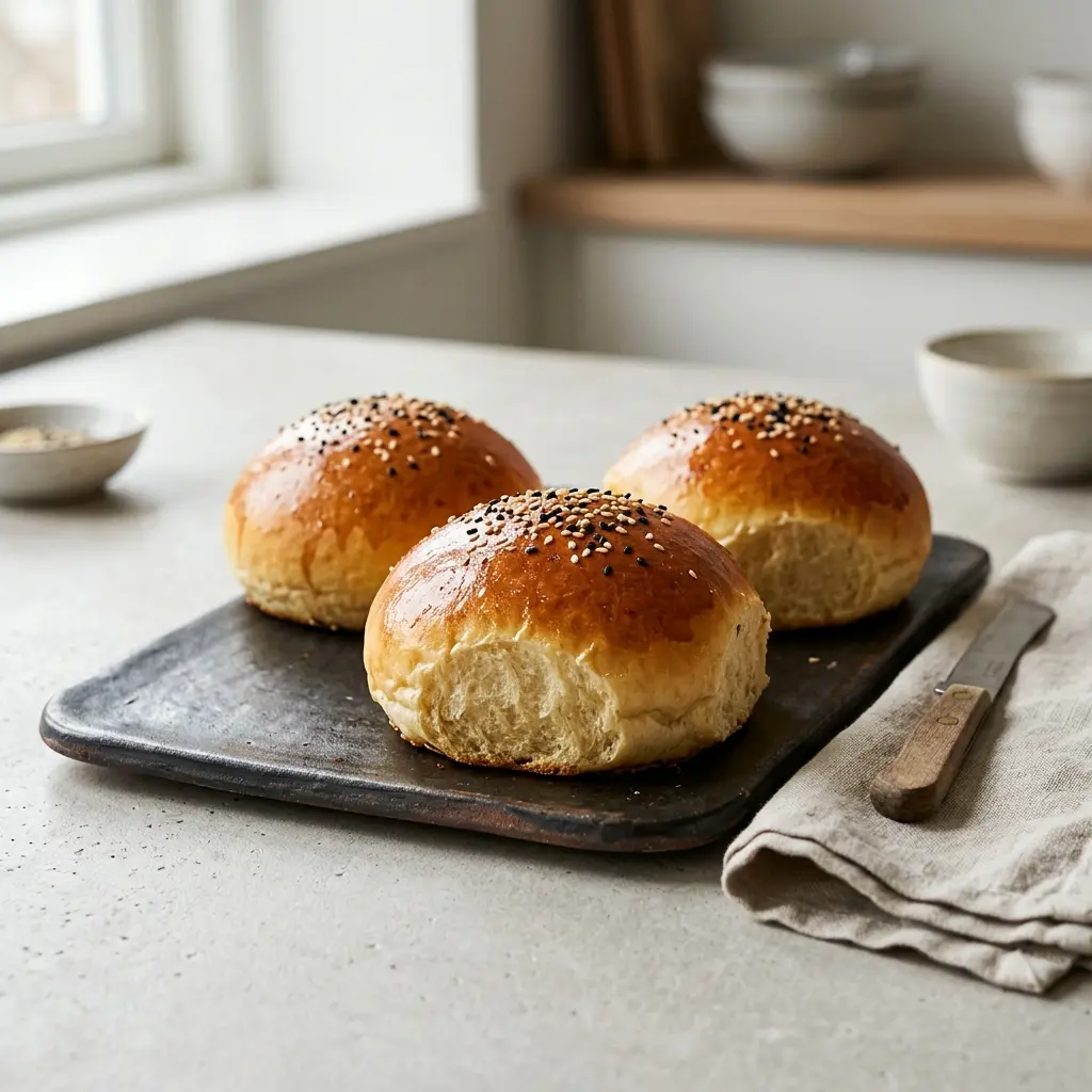 Photo of the bread or dough recipe Brioche Burger Buns