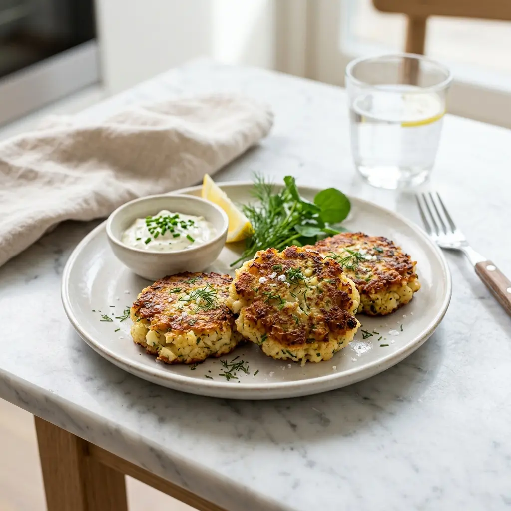 Photo of the finished dish for the recipe Cauliflower Fritters