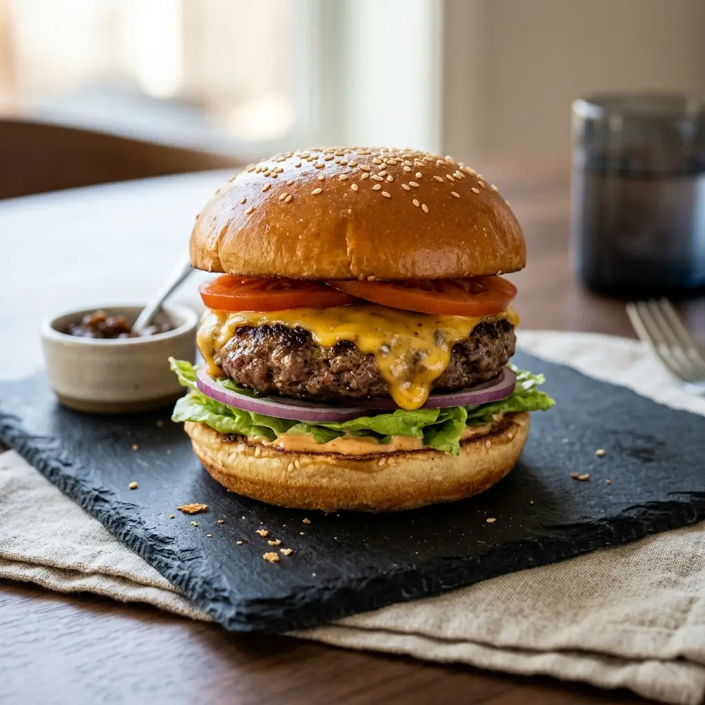 Photo of the finished dish for the recipe Cheeseburger