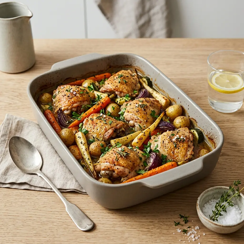 Photo of the finished dish for the recipe Chicken Bake with Vegetables