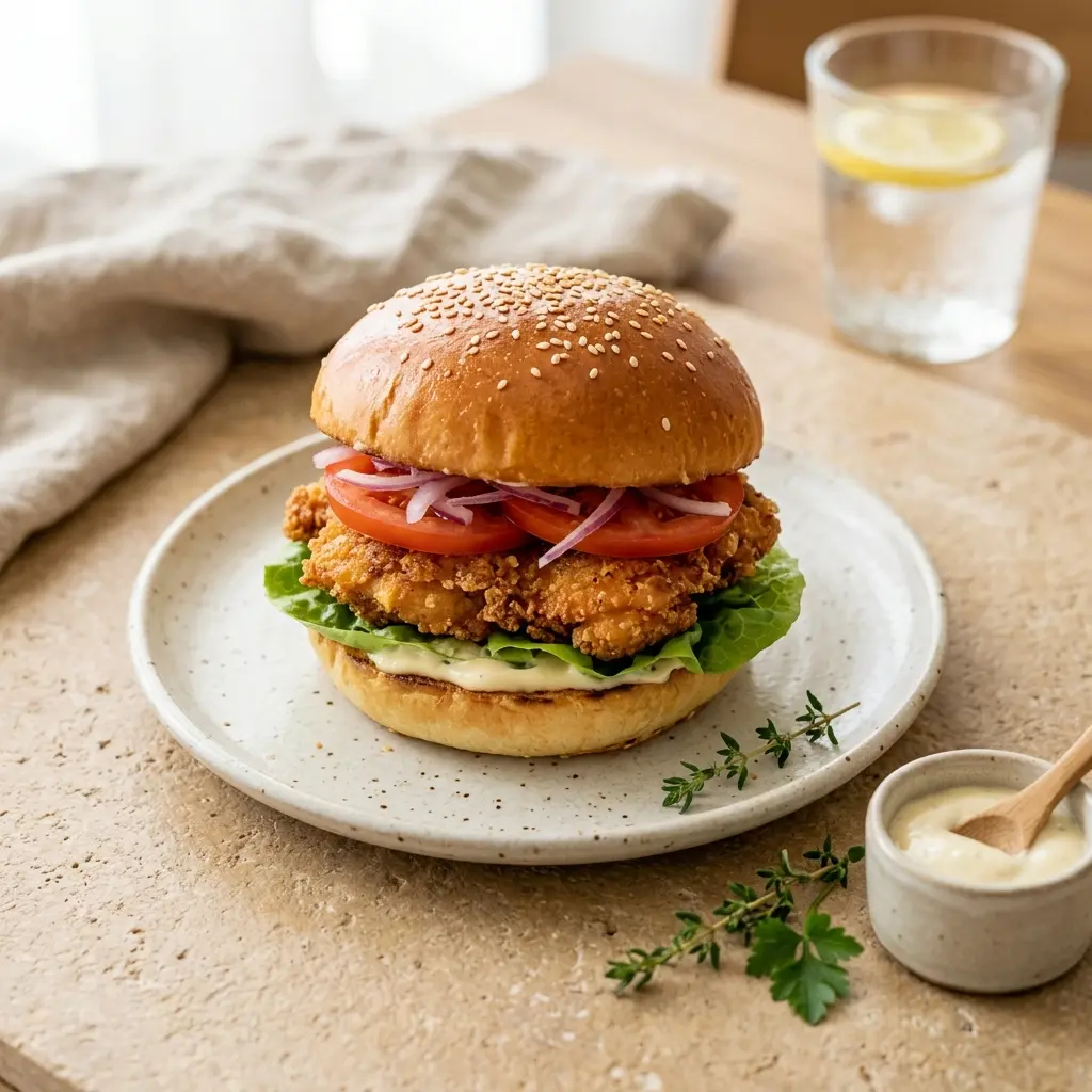 Photo of the finished dish for the recipe Chicken Burger