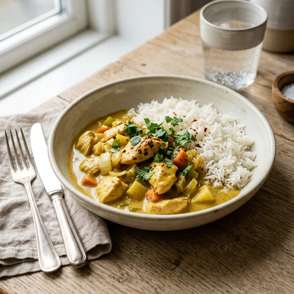 Photo of the finished dish for the recipe Chicken Curry