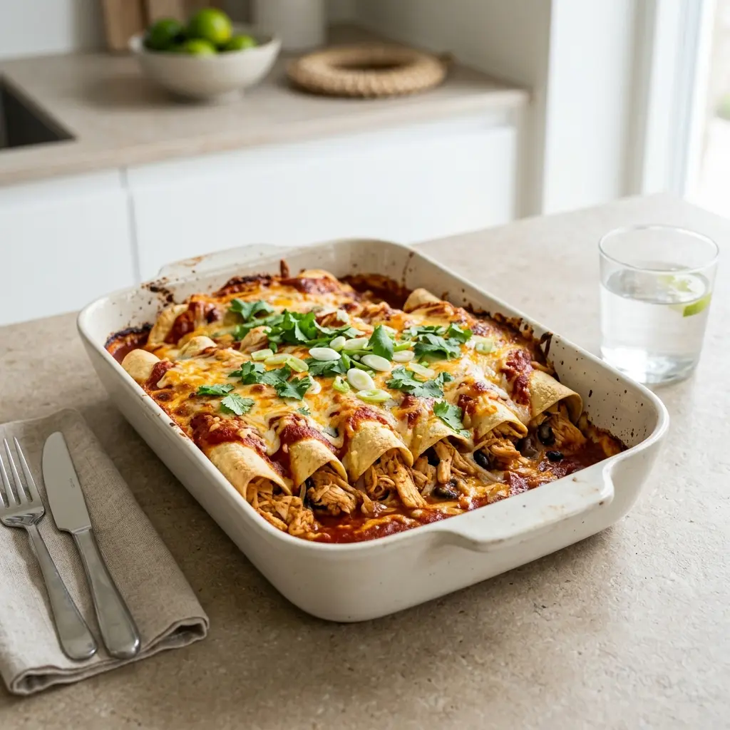 Photo of the finished dish for the recipe Chicken Enchiladas