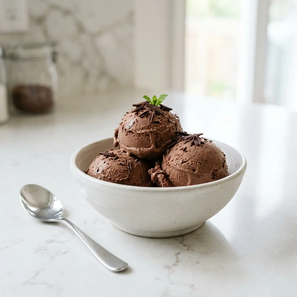 Photo of the dessert recipe Chocolate Ice Cream