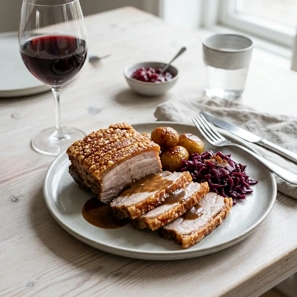 Photo of the finished dish for the recipe Classic Roast Pork with Crackling