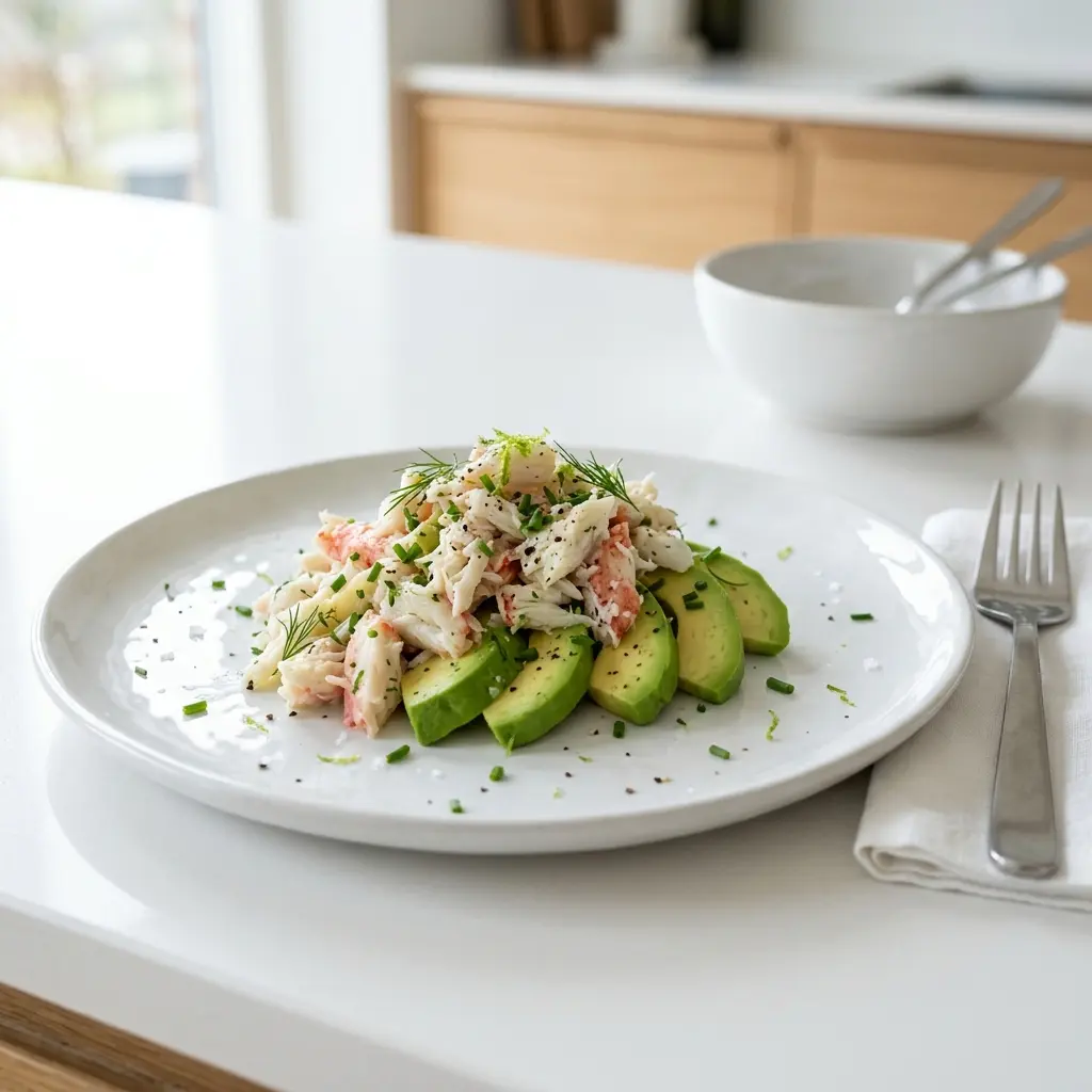 Photo of the finished dish for the recipe Crab Meat with Avocado