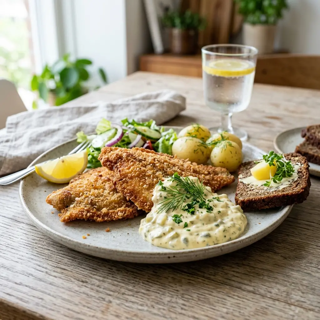 Photo of the finished dish for the recipe Fish Fillet with Remoulade
