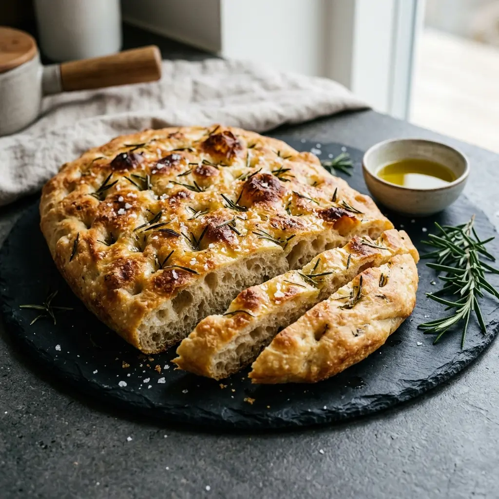 Photo of the bread or dough recipe Focaccia with Rosemary