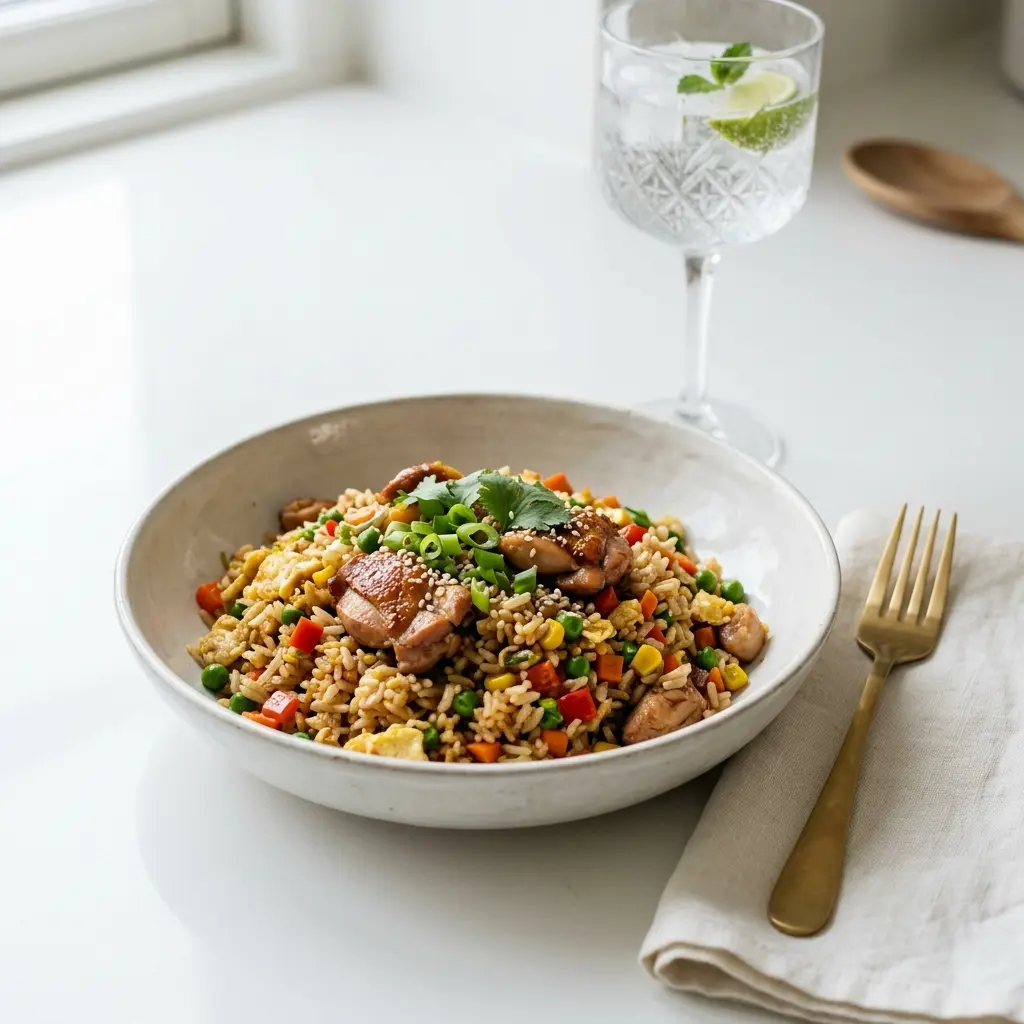 Photo of the finished dish for the recipe Fried Rice with Chicken