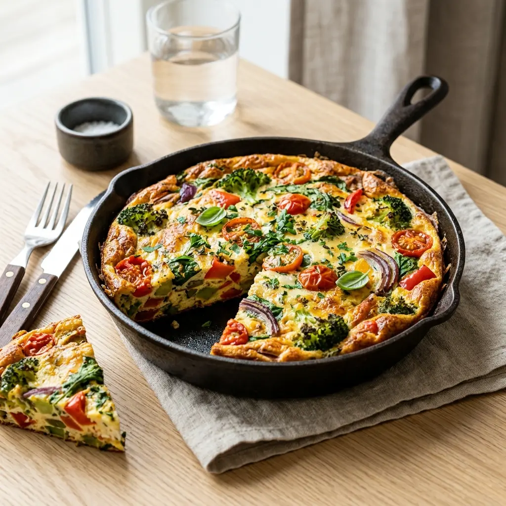 Photo of the finished dish for the recipe Frittata with Vegetables
