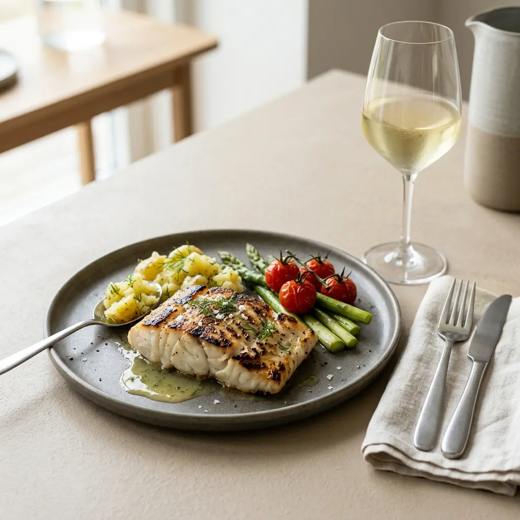 Photo of the finished dish for the recipe Grilled Cod