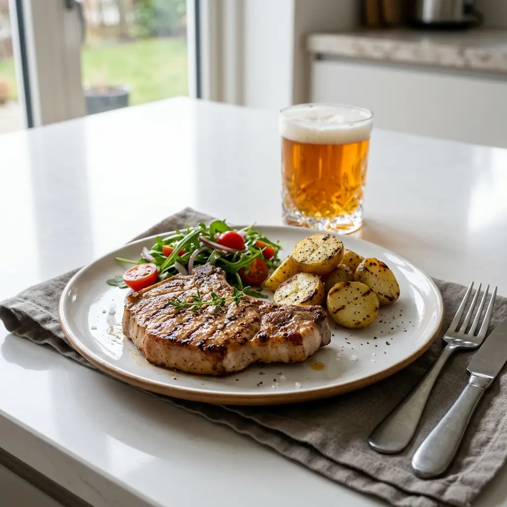 Photo of the finished dish for the recipe Grilled Pork Chops