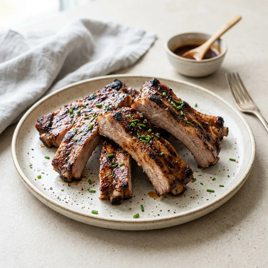 Photo of the finished dish for the recipe Grilled Pork Ribs
