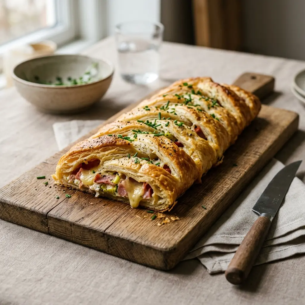 Photo of the bread or dough recipe Ham Pastry Roll