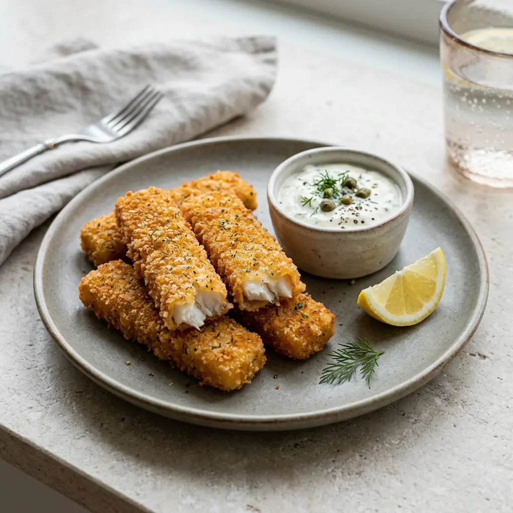 Photo of the finished dish for the recipe Homemade Fish Fingers